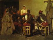 Guillaume Regamey Cuirassiers at the Tavern china oil painting reproduction